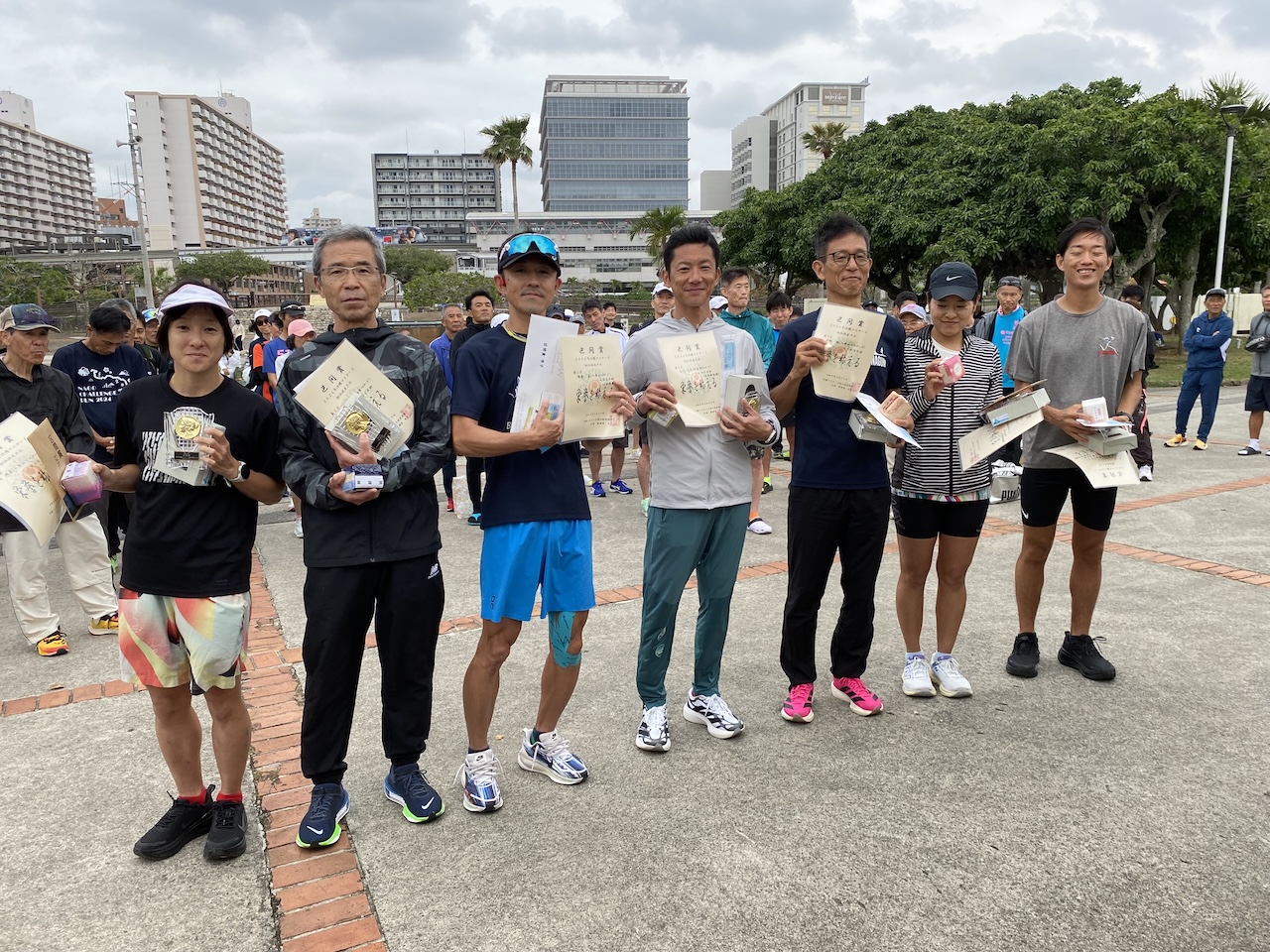 区間賞の表彰 区間賞の表彰